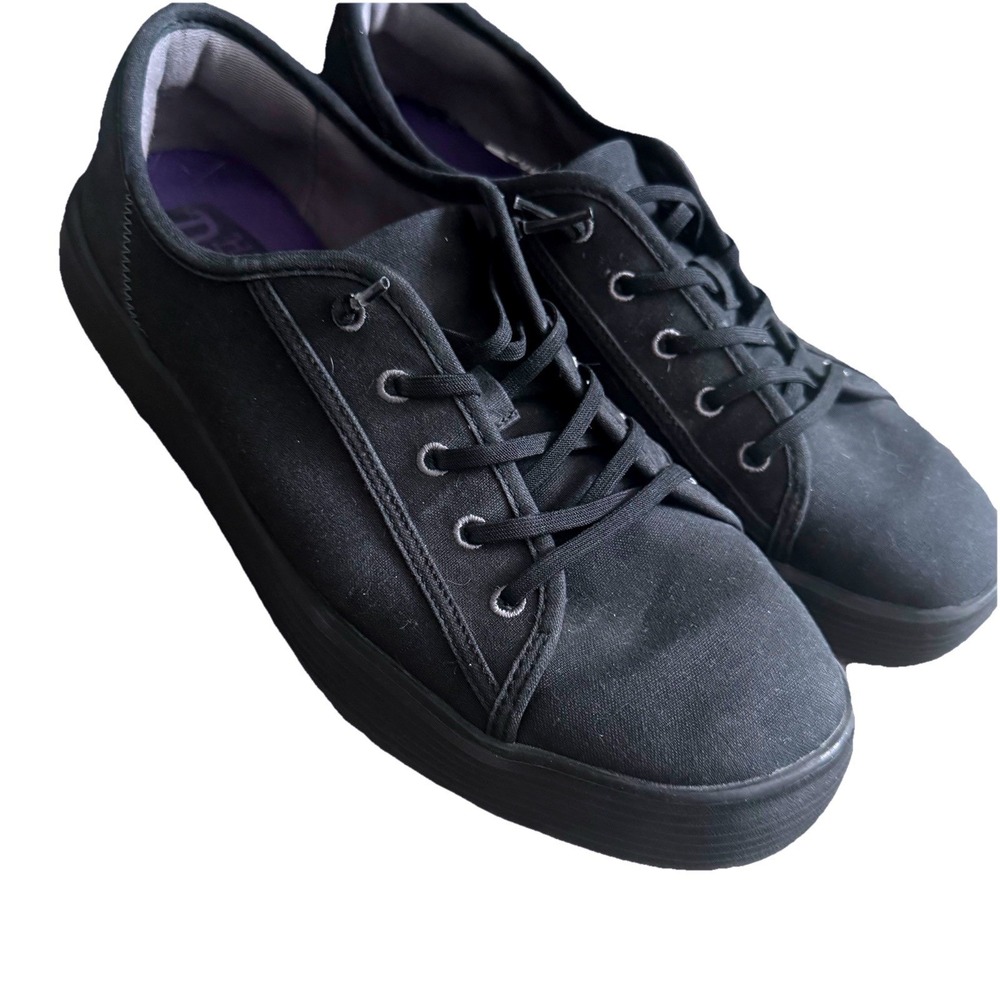 HEY DUDE Black CODY CANVAS MEN'S  10 Slip On Lightweight Comfort Cushioned Ankle